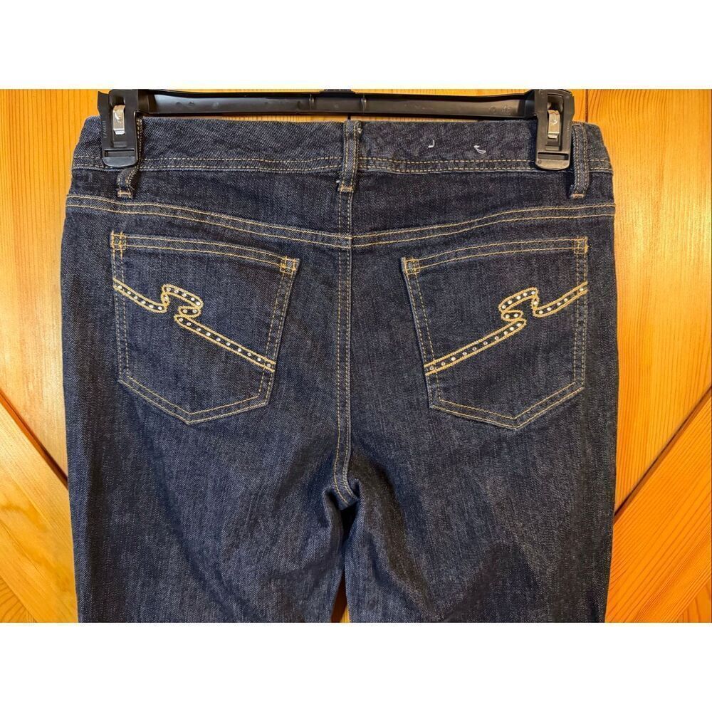 VINTAGE Tommy Hilfiger Women’s Straight Leg Dark Wash Jeans Size 8L (6513) - Picture 5 of 9